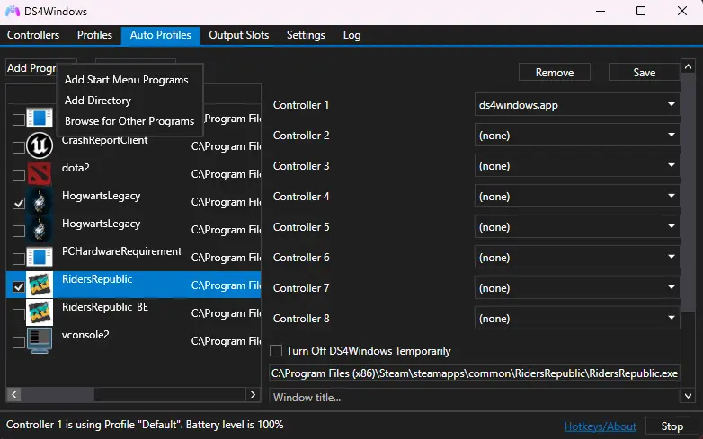 DS4Windows | DS5Windows